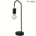 Luce Design table lamp HABITAT 1 flame, with switch E27 IP20, black dimmable