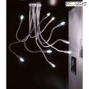Luce Design Loftlampe LOVER 9-flammer IP20, hvid 