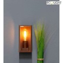 Luce Design outdoor wall luminaire MONDRIAN with diffuser IP44, bronze 