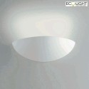Luce Design wall luminaire MORITZ 1 flame, paintable IP20, white 
