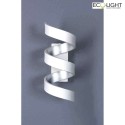 Luce Design wall luminaire HELIX 3 flames IP20, silver, white 