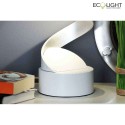 Luce Design Bordlampe HELIX 4-flammer IP20, slv, hvid 