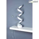 Luce Design table lamp HELIX 4 flames IP20, silver, white 