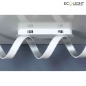 Luce Design Loftlampe HELIX 4-flammer IP20, slv, hvid 