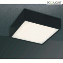 Luce Design ceiling luminaire KLIO IP20, black 