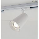 Luce Design 3-phase spot KONE LED COB LED IP20, white 