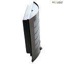 Lutec outdoor wall luminaire SLIM LED LED IP44, stainless steel 