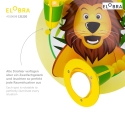 Elobra Rondell LWE TIERWELT, 3x E14, green/yellow