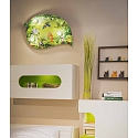 Elobra LED Loftlampe BLATT WILDNIS TIERWELT, 3x E14, 20 LED, gr�n