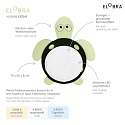 Elobra ceiling luminaire TURTY STARLIGHT, green dimmable