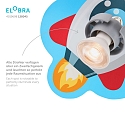 Elobra Spot RAKETE TECHNIKWELT, GU10, gr�/r�d 