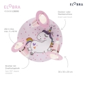 Elobra Rondell EINHORN BABSY MRCHENWELT, 3x E14, pink