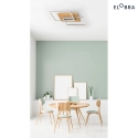 Elobra Ceiling luminaire PANAMA S, 2x 15W, 1700lm, oak natural