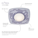 Elobra LED Loftlampe SCANDI �WALD� LED board + 20 LED, 11W, 3000K, myntegr�n