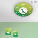 Elobra LED Loftlampe DINOS LED board + 20 LED, 11W, 3000K, grn