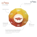 Elobra LED Loftlampe DINOS LED board + 20 LED, 11W, 3000K, orange