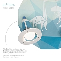 Elobra Rondell DINOS, 3x E14, bl�