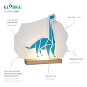 Elobra LED Bordlampe DINOS, 3W, bl�