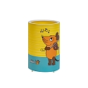 Bordlampe MAUS, gul, petrol