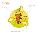 Elobra Spot Rondell MAUS 3 flames, 3x E14, green, yellow