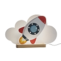 Elobra Bordlampe RAKETE, gr�, r�d