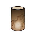 Elobra Bordlampe JURASSIC IP20, multifarvet d�mpbar