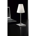 Fabas Luce Bordlampe LUCY BIG, E14, 1x 60W, IP20, satin nikkel