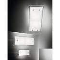 Fabas Luce Fabas Luce MAGGIE Væglampe, E27, hvid, 50x20cm