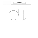 Fabas Luce Fabas Luce KENT Loftlampe, E27, � 40cm, hvid
