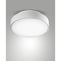 Fabas Luce Fabas Luce HATTON Loftlampe, IP65, E27, hvid, � 30cm, med bev�gelsesdetektor
