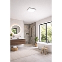 Fabas Luce Fabas Luce DESDY LED Loftlampe, IP54, aluminium, hvid, 24x24cm
