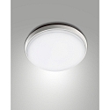 Fabas Luce OLLY LED Loftlampe, IP54, aluminium, hvid, � 30cm