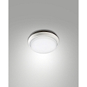 Fabas Luce OLLY LED Loftlampe, IP54, aluminium, hvid, � 18cm