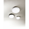 Fabas Luce Fabas Luce OLLY LED Loftlampe, IP54, aluminium, hvid, � 18cm