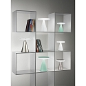 Fabas Luce Fabas Luce NEUTRA LED Bordlampe h�jde 27cm, nikkel satin