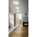 Fabas Luce Fabas Luce BARD LED Ceiling luminaire 15x15cm, white