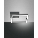 LED Wall luminaire BARD, 1x 22W, 3000K, 1980lm, IP20, anthracite