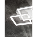Fabas Luce LED Wall luminaire BARD, incl. Smartluce, 1x 39W, 3000K, 3510lm, IP20, white