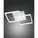 Fabas Luce BARD LED Ceiling luminaire 45x45cm, white