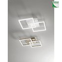 Fabas Luce Fabas Luce BARD LED Ceiling luminaire 45x45cm, white