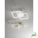 Fabas Luce Fabas Luce BARD LED Ceiling luminaire 45x45cm, gold matt