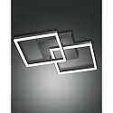 LED Wall luminaire BARD, 1x39W, 3000K, 3510lm, IP20, anthracite