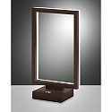 table lamp BARD IP20, rust brown, satined dimmable