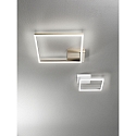 Fabas Luce BARD LED Loftlampe 42x42cm, hvid