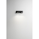 Fabas Luce Spot MODO 2-flammer GU10 IP20, sort 