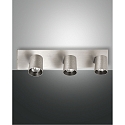 Spot MODO, GU10, 3x 35W, IP20, brushed aluminum