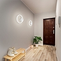 Fabas Luce LED Wall luminaire GIOTTO, 1x 18W, 3000K, 1620lm, IP20, white