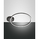 LED Ceiling luminaire GIOTTO, incl. Smartluce, 1x 36W, 3000K, 3240lm, IP20, black