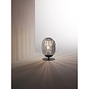 Fabas Luce Bordlampe INFINITY, E27, 1x 40W, IP20, gr� gennemsigtig