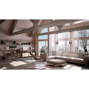 Fabas Luce Pendant luminaire INFINITY, incl. Smartluce, E27, 1x 60W, IP20, gray transparent